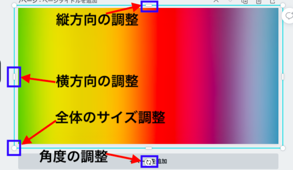 画像のサイズ調整をする