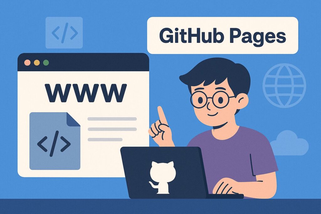 無料でWebページを公開する方法・GitHub Pages入門