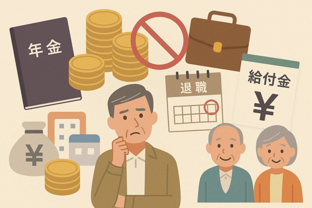 損しないために知っておきたい「年金・給付金・退職時期」