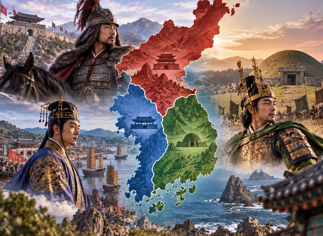 高句麗・百済・新羅の違いが3分でわかる|地図と年表で見る朝鮮半島の三国時代