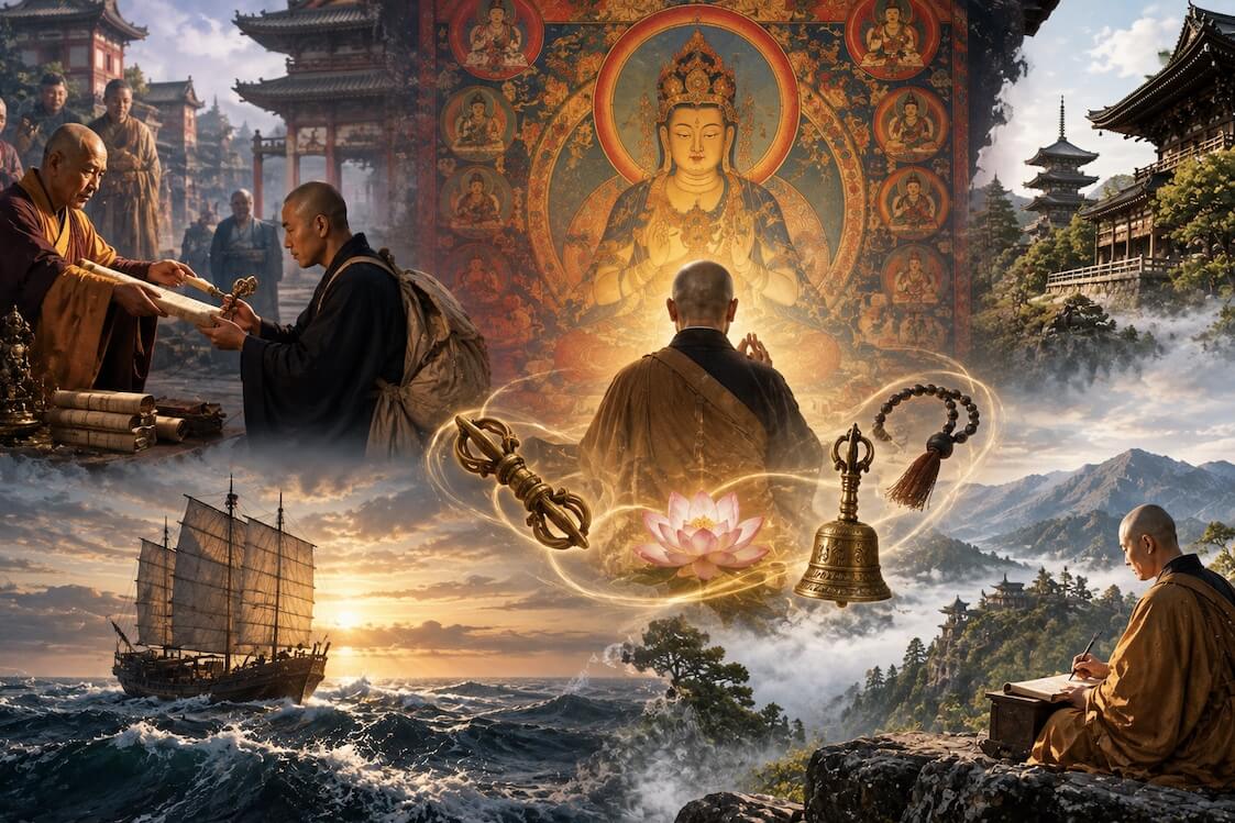 密教とは?わかりやすく解説|空海が唐から持ち帰った「体で悟る」仏教